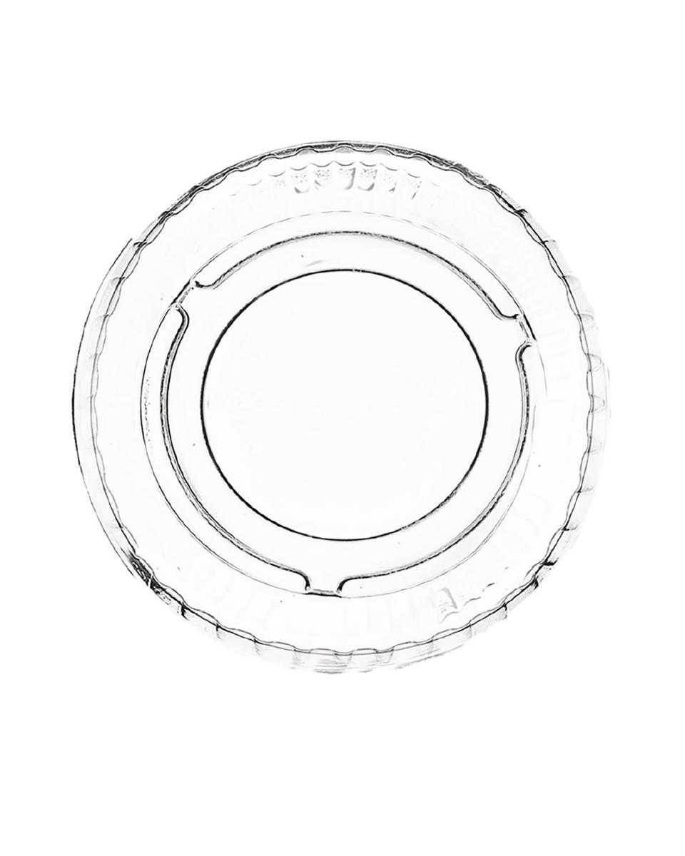 Deckel Soßenbehälter - 0,03 Liter - 5000 Stück - Ø 4,8 x H 0,6 cm - Pla - Vegware - CP395