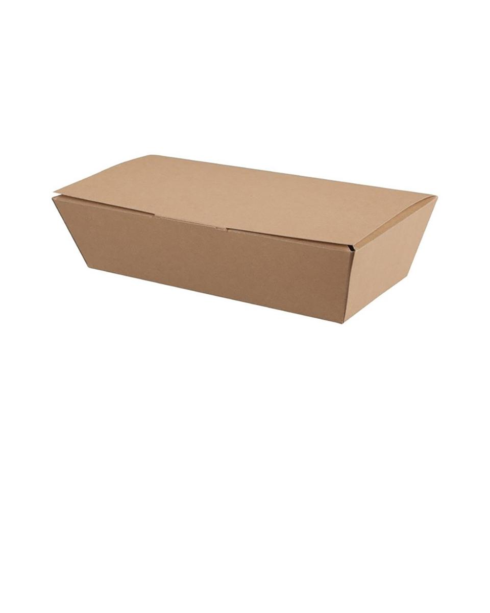 Einweg-Pappboxen - 150 Stück - H 6 x 25 x 12,5 cm - Colpac - FA363