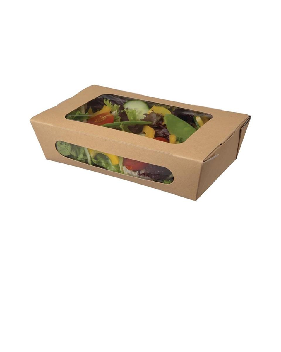 Einweg-Salatboxen - 1 Liter - 200 Stück - H 5 x 20 x 12 cm - Colpac - FA372