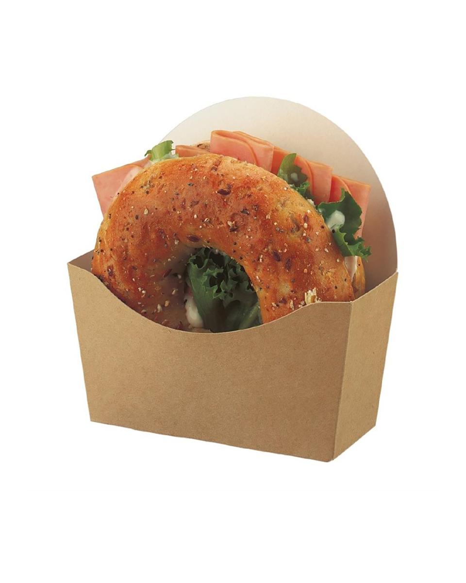 Einweg-Bagelbox - 1000 Stück - H 12 x 4 x 12 cm - Colpac - FA389