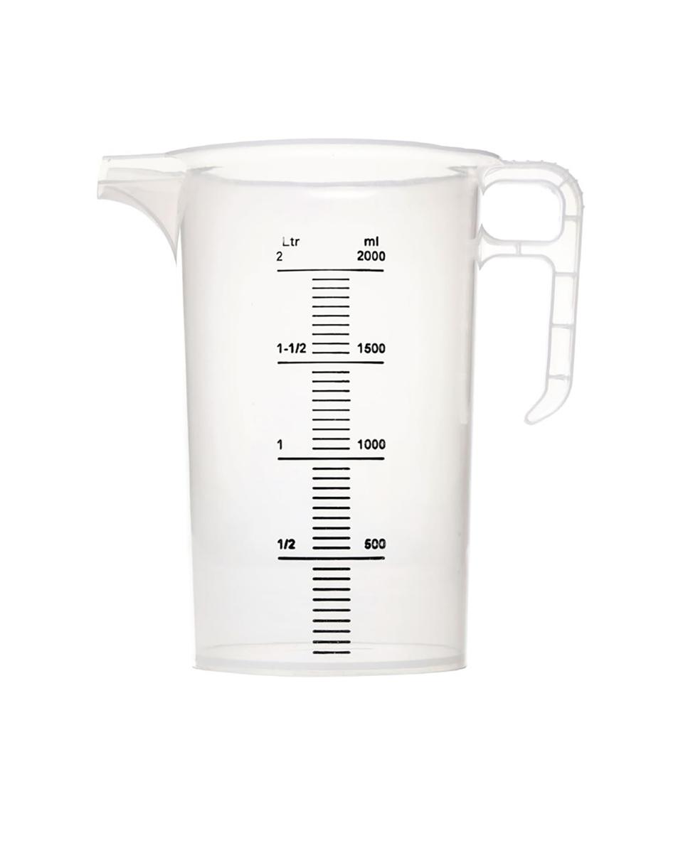 Messbecher - 2 Liter - H 22,5 x 15,5 x 15,5 cm - FD327