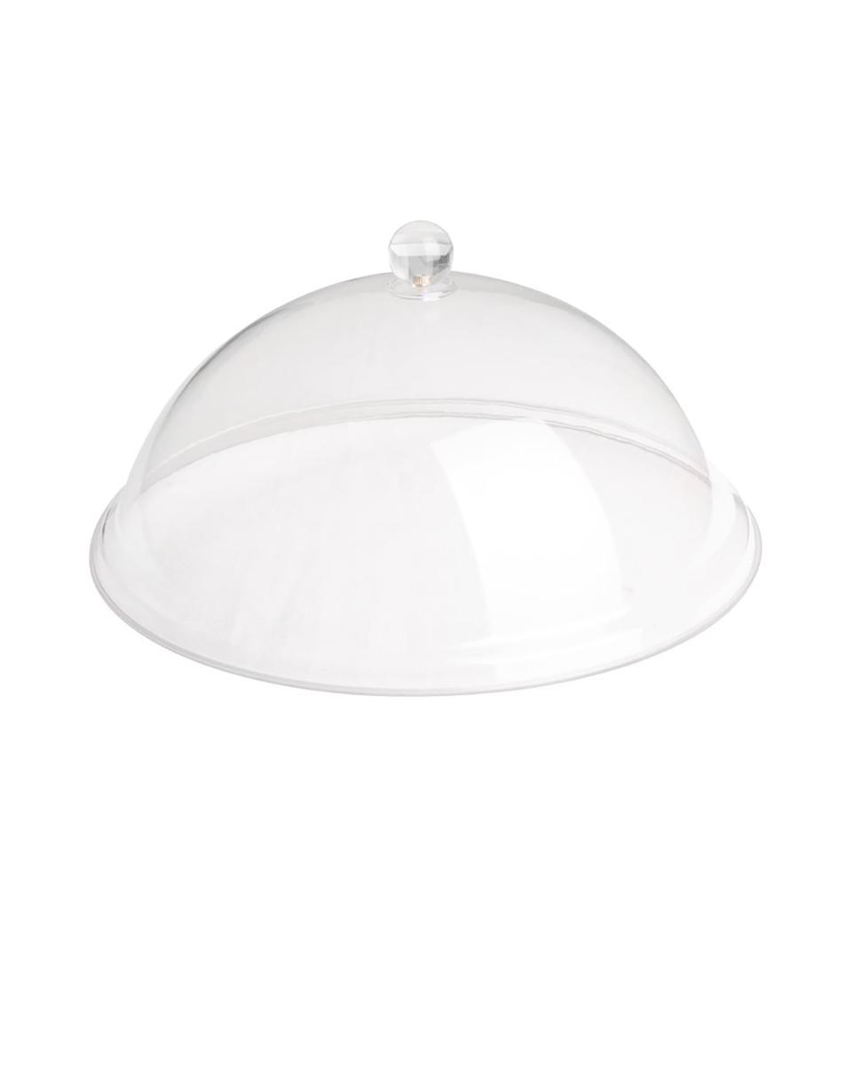 Cloche - H 12,5 x 31,5 x 31,5 cm - Polycarbonat - Olympia - FE470