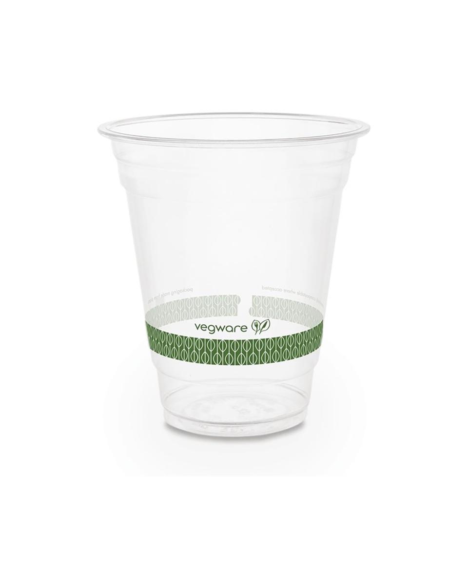 Einweg-Softdrinkbecher - 0,35 Liter - 1000 Stück - Ø 9,6 x H 10,7 cm - Pla - Vegware - GH014