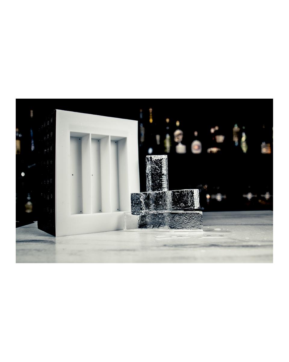 Eiswürfelform – 3 x rechteckig – 13,5 cm – Bar Professional – klares Eis – YCIBSP3