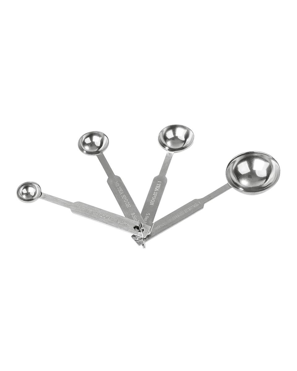 Messlöffel - 4er-Set - Löffel - Edelstahl - Promoline