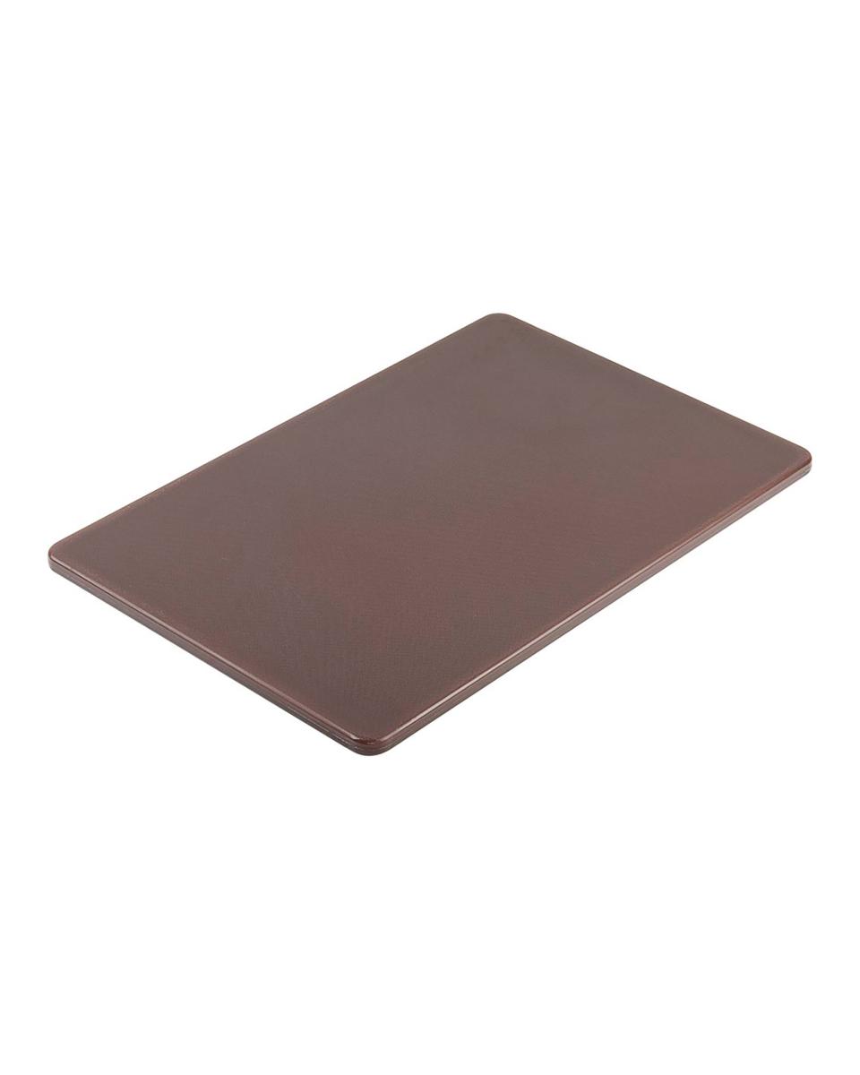 Schneidebrett - 45 x 30 cm - HACCP - Braun - Promoline