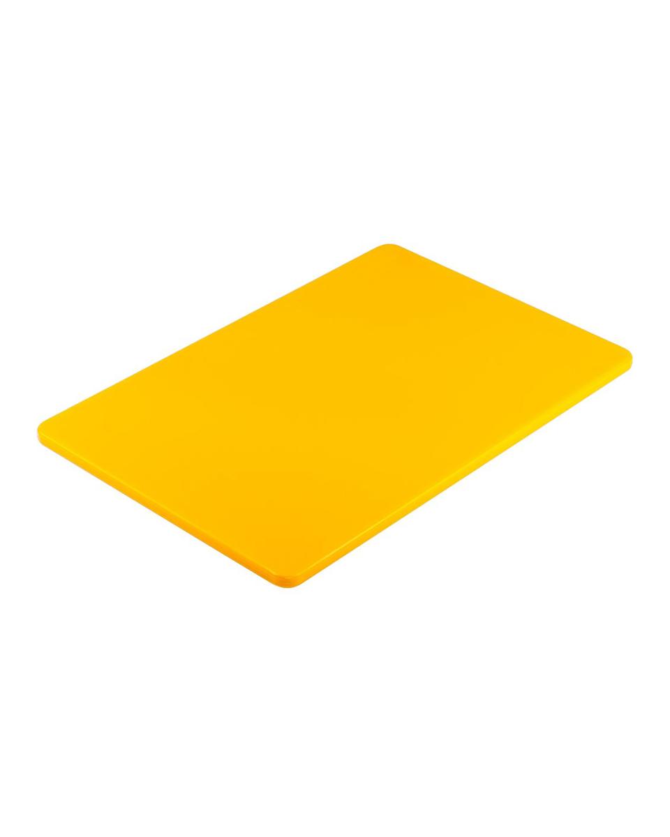 Schneidebrett - 45 x 30 cm - HACCP - Gelb - Promoline