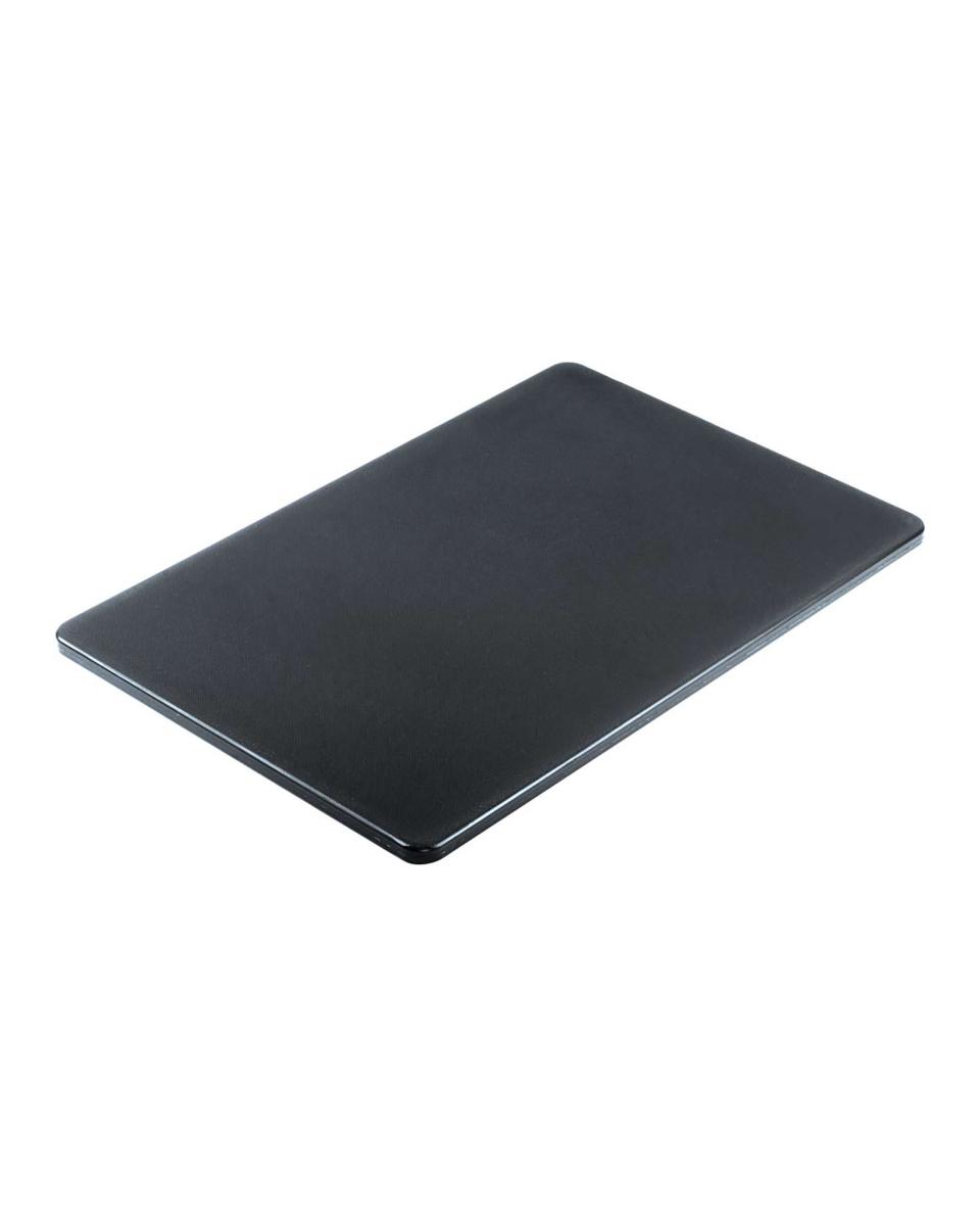 Schneidebrett - 45 x 30 cm - HACCP - Schwarz - Promoline