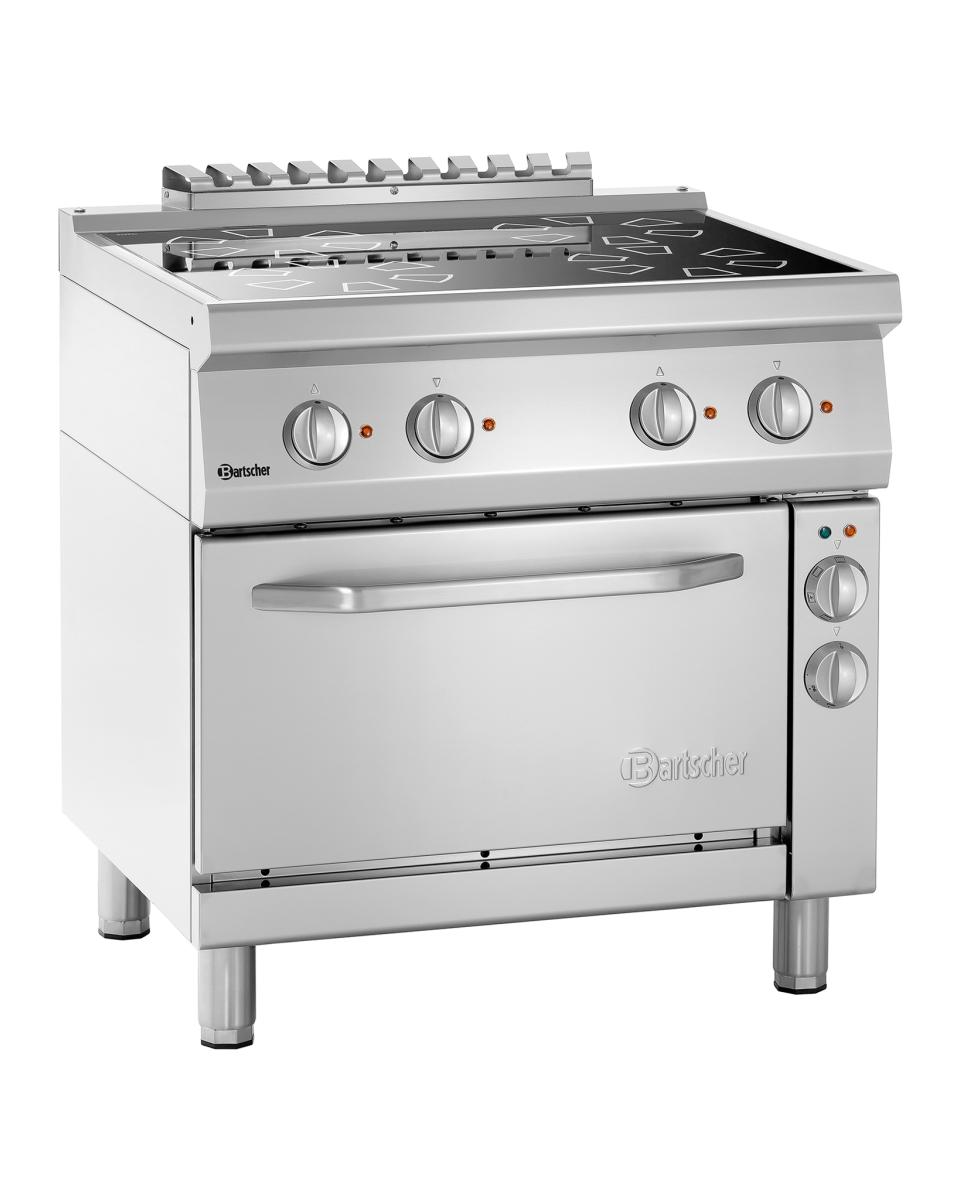 Herd - 4 Felder - Mit Backofen - Keramik - Bartscher - 287431