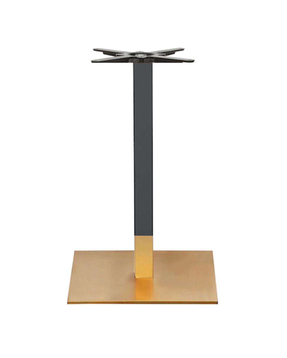 Basis - Gold / Schwarz - 40 x 40 CM - Flach Glatt - G-Line