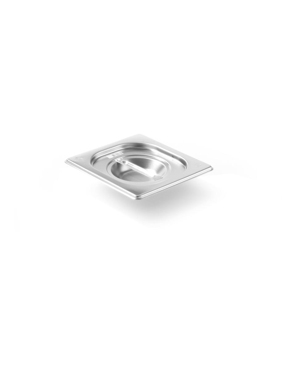 Gastronorm Deckel - Edelstahl - 16,2 x 17,6 cm - Hendi - 806869