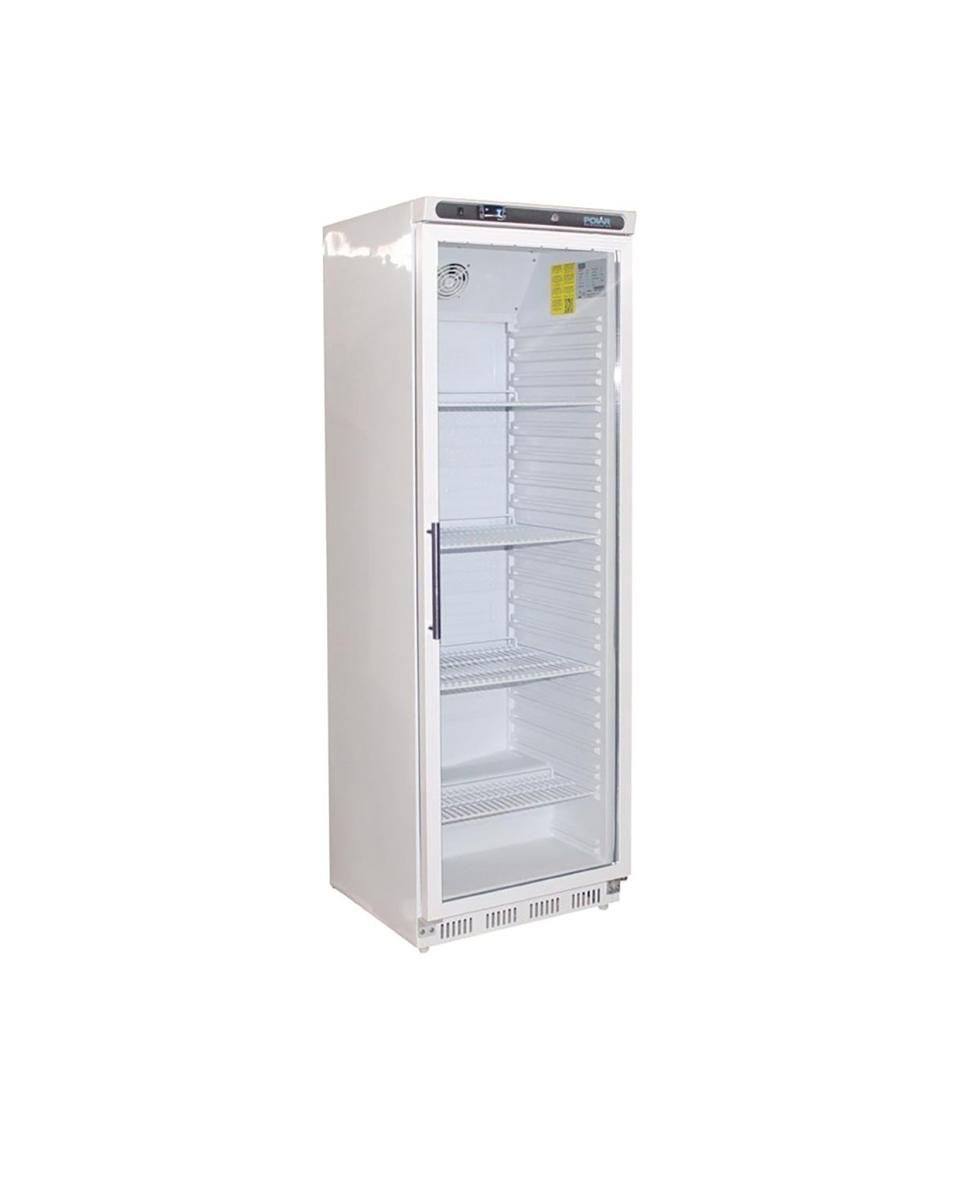 Kühlschrank Glastür - 400 Liter - 1 Tür - H 185 x 60 x 60 cm - 230 V - Polar - CD087