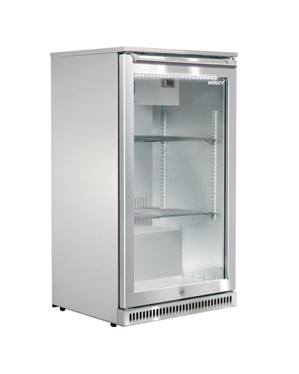 Kühlschrank Glastür - 102 Liter - Outdoor - 1-türig Glas - Edelstahl - Husky Alfresco - C1AF-HS-STEEL 