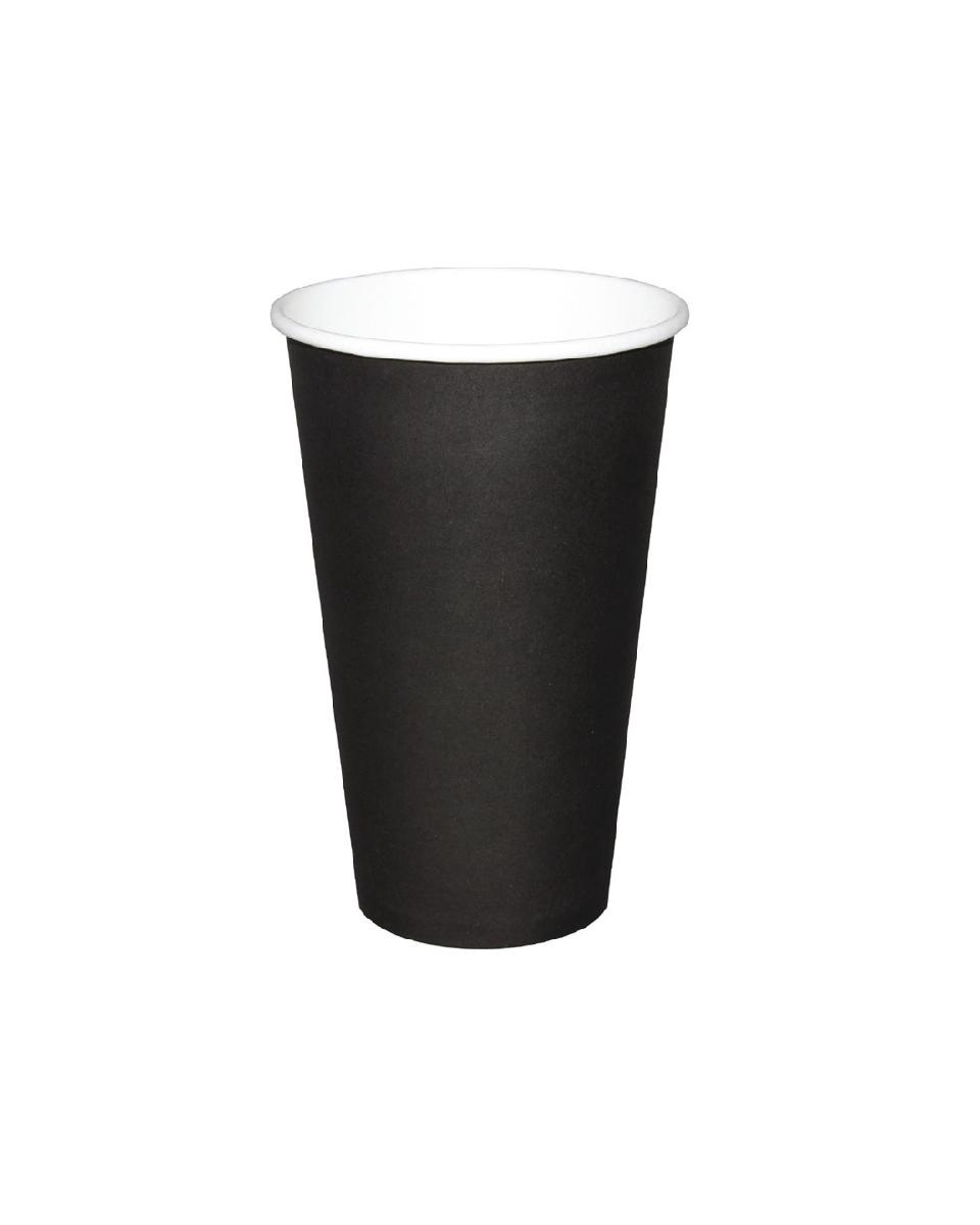 Kaffeebecher - Schwarz - 45cl - 50 Stück - FIesta - GF045