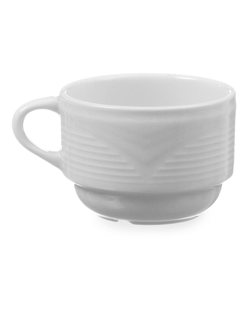 Mokkatasse - 12 Stück - Saturn - Porzellan - 6,3 cm - Hendi - 794425