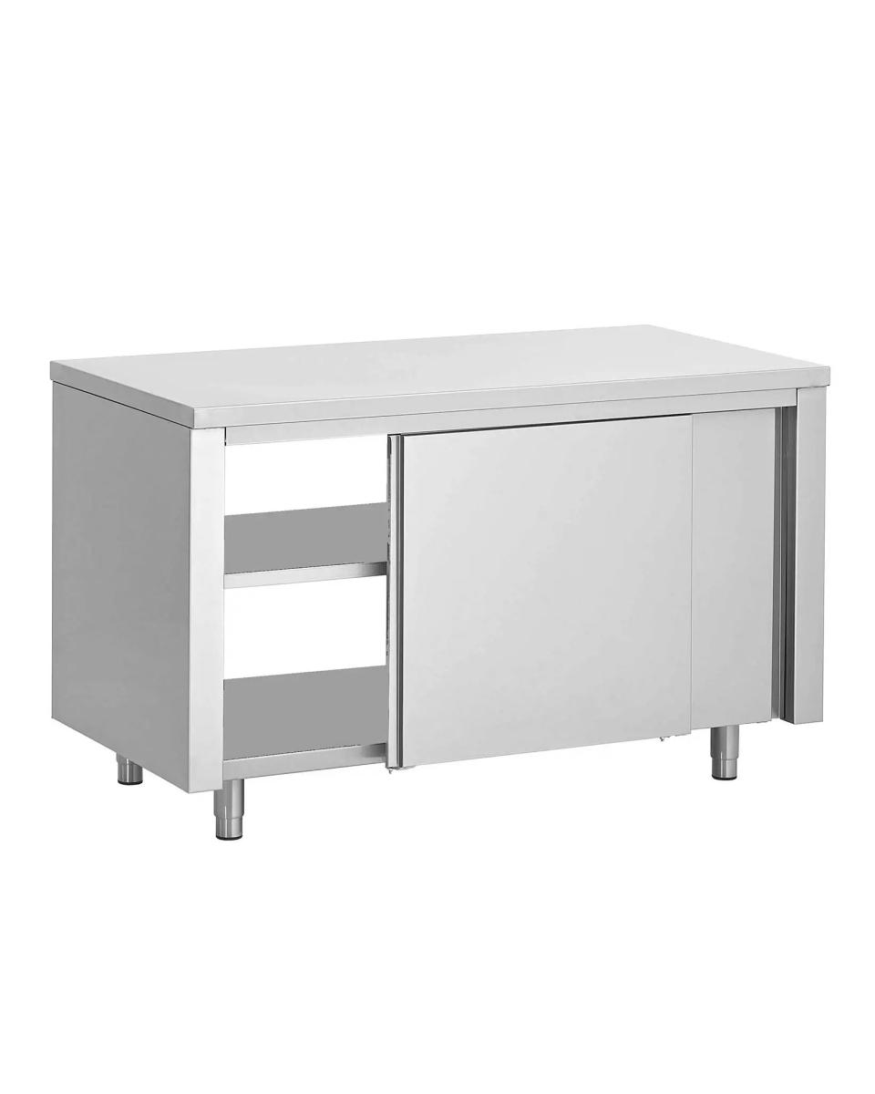 Durchreicheschrank aus Edelstahl - Schiebetüren - G-Line
