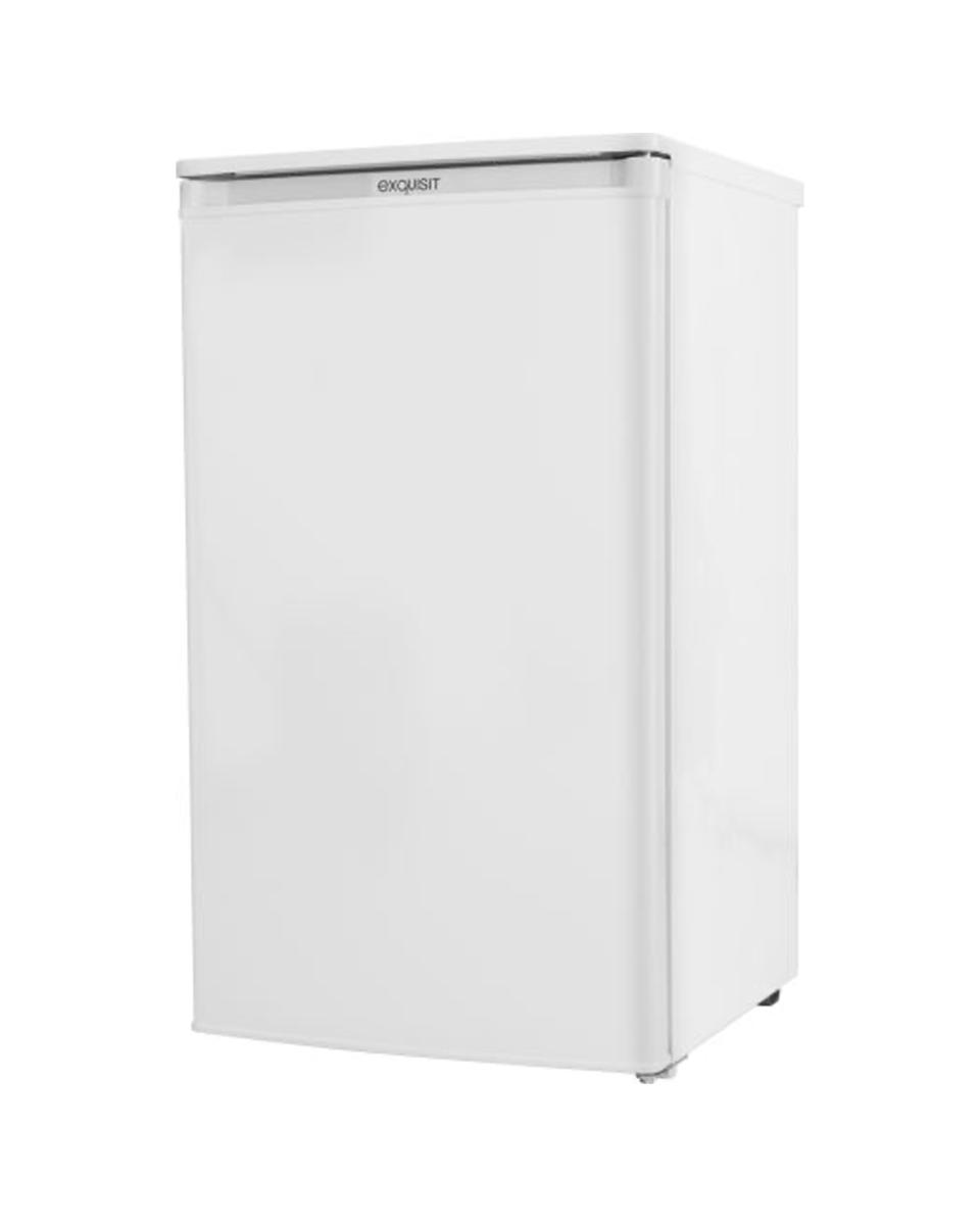 Kühl-/Gefrierschrank - 69 + 11 Liter - Tischmodell - 1 Tür - Weiß - Exquisit - KS117-3-040EW