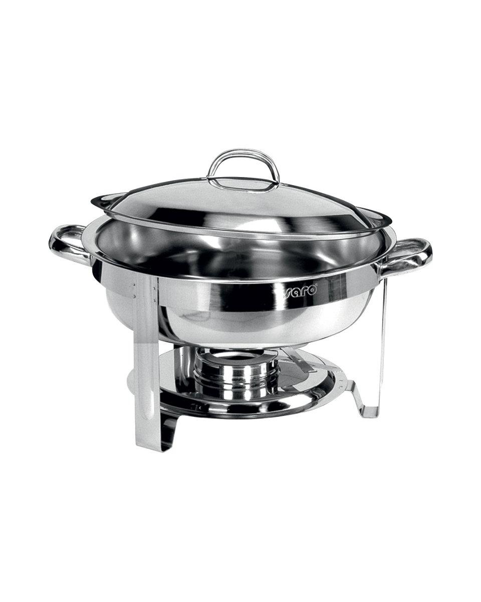 Chafing Dish - Rund - 4 Liter - Saro - 127-1018