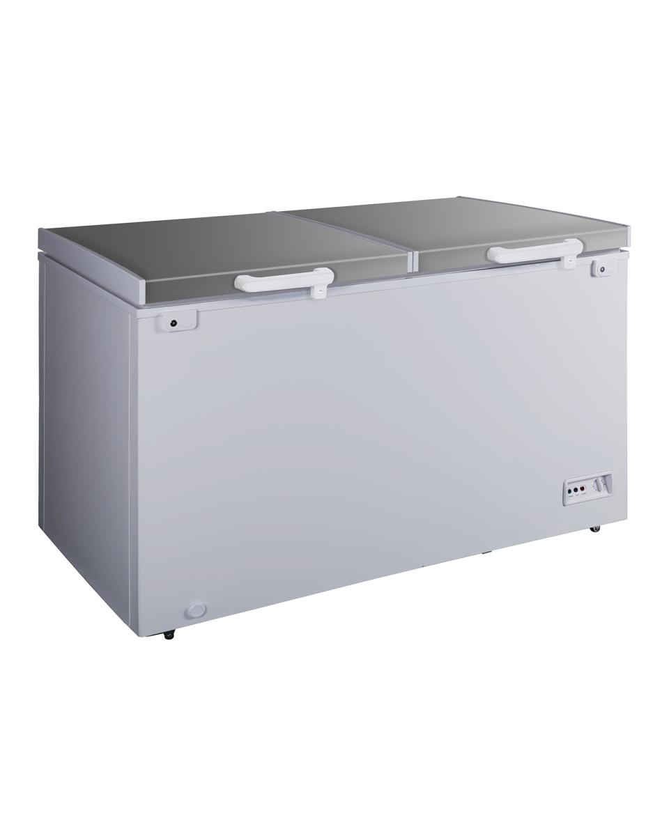 Gastronomie-Gefrierschrank – 700 Liter – Weiß – Edelstahldeckel – G-Line