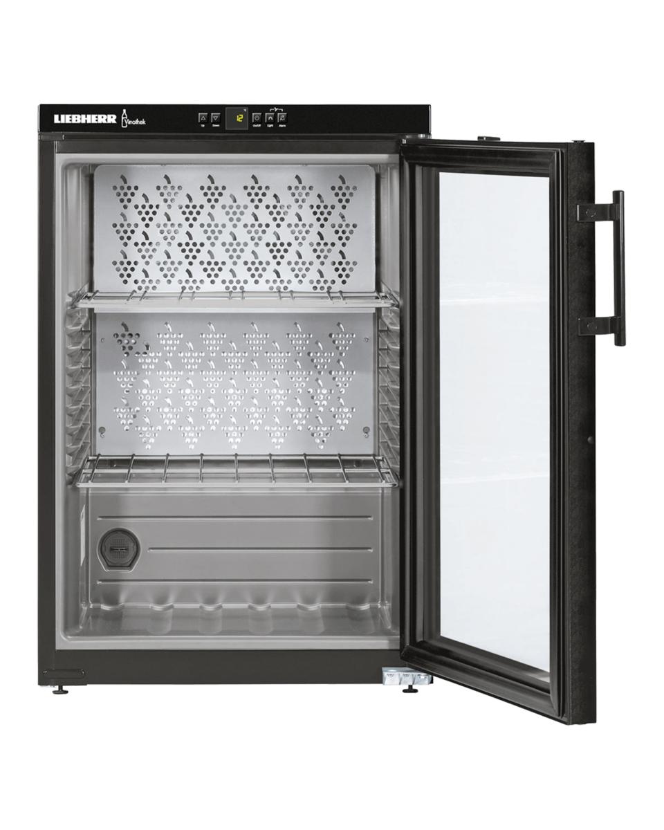 Wijnklimaatkast - 135 Liter - 1 zone - Zwart - Liebherr - Vinothek - WKb 1812-22
