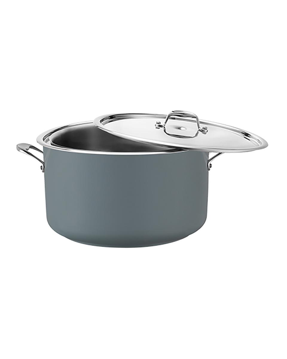 Bain-Marie-Pfanne – H 19 cm – 5,75 kg – Ø32 cm – Edelstahl 18/10 – 8,6 Liter – Pujadas – 720975
