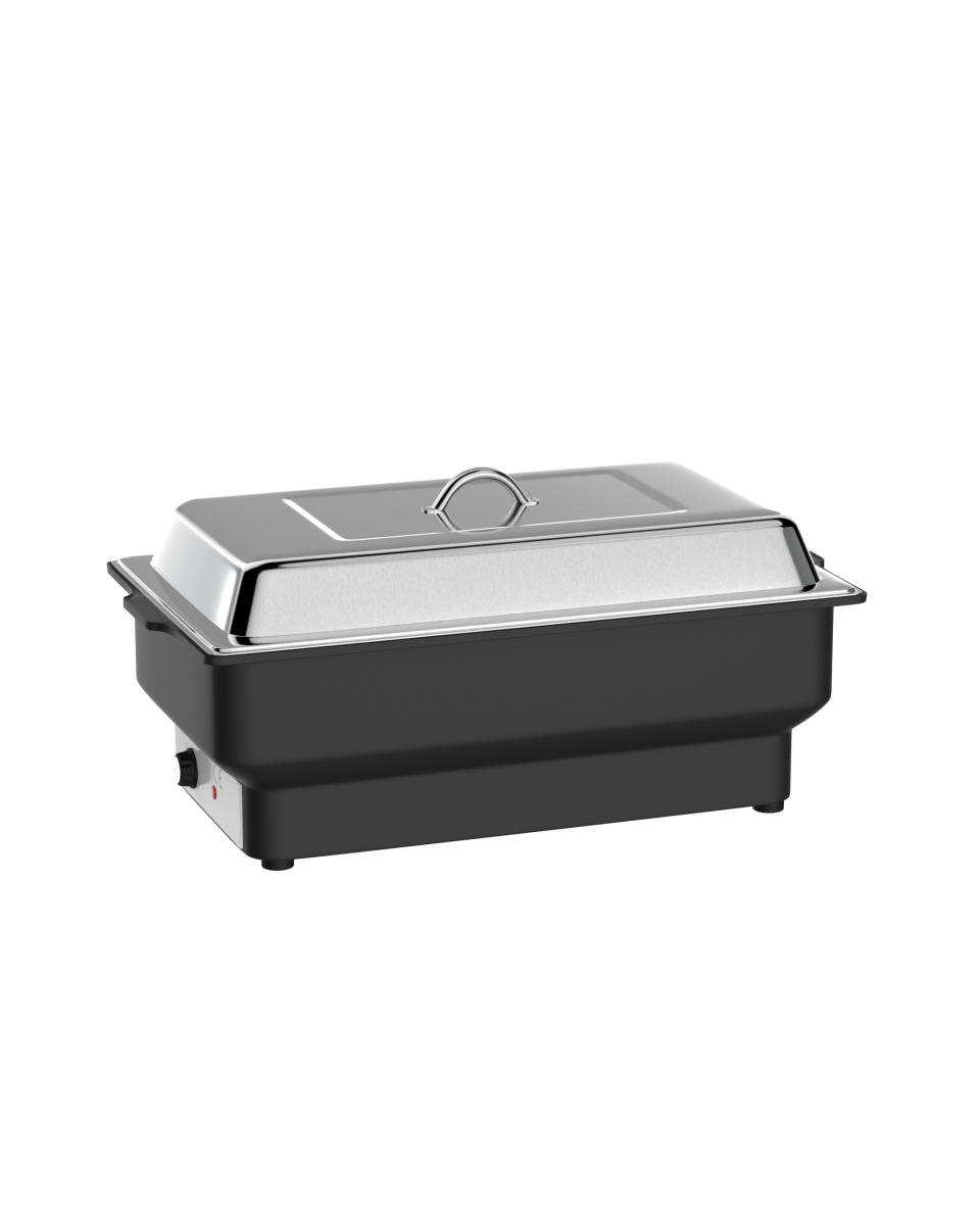 Chafing Dish - Elektro - Edelstahl - Schwarz - 230 V - 900 W - Promoline