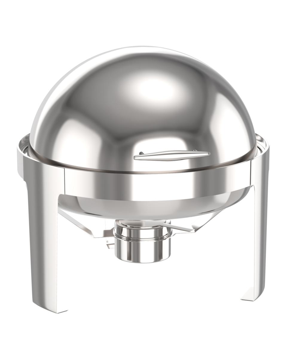 Chafing Dish - Inkl. Brenner - Rund - Promoline