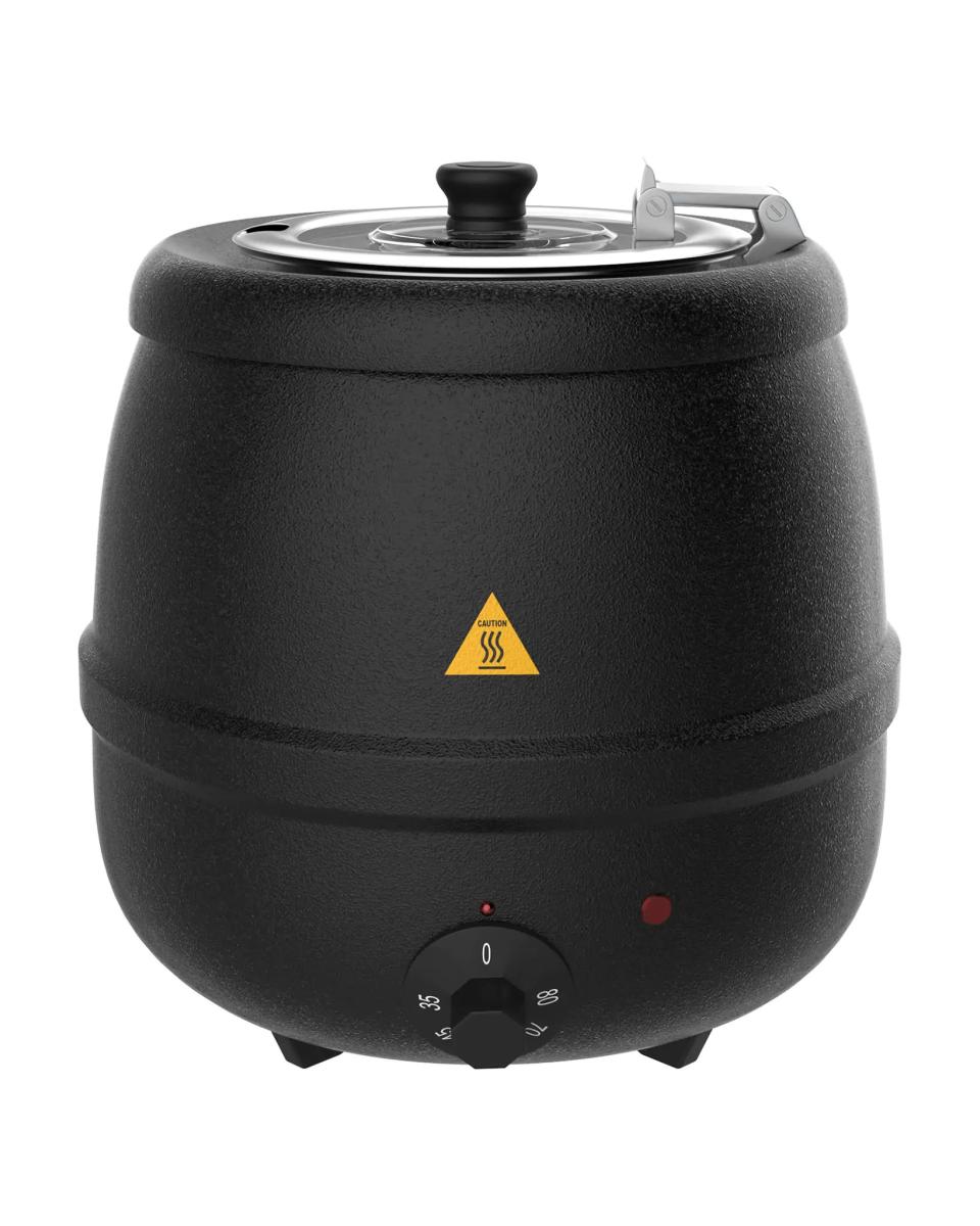 Suppenkessel - Schwarz - 10 Liter - Promoline