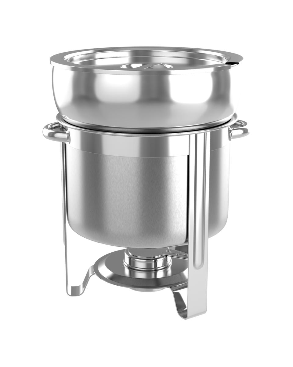 Chafing Dish - Rund - Für Suppe - 11 Liter - Promoline