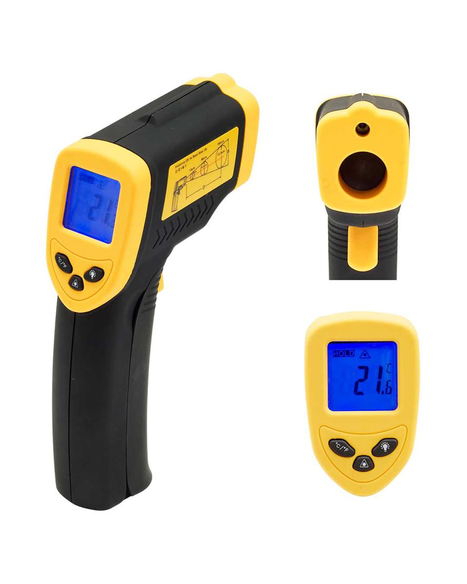 Thermometer - Digital - Infrarot - -50 ° C / 380 ° C - Promoline