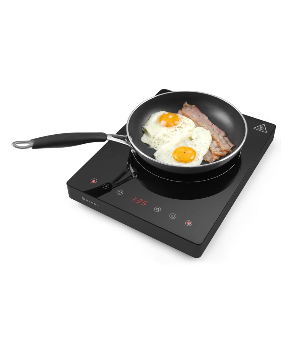 Induktionskochfeld - 2000 W - Black Line - Hendi - 239391