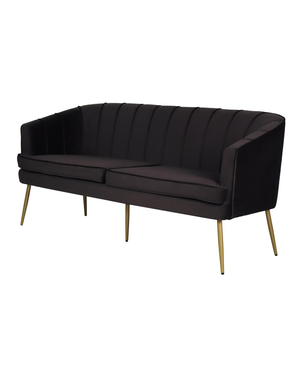 Catering-Sofa - Relax - 170 CM - Samt - Anthrazit - G-Line