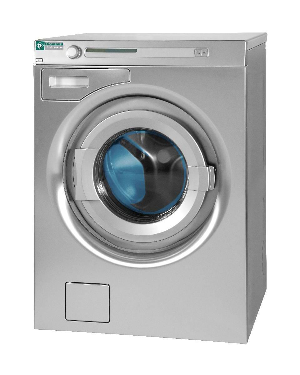 Waschmaschine - Mit Abflusspumpe - 6,5 kg - Edelstahl - ML65-PU - Diamond