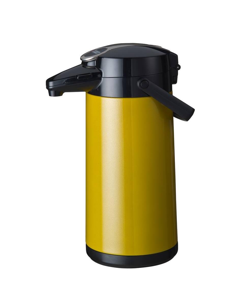 Airpot Furento - 2,2 Liter - Gelb / Edelstahl - Bravilor