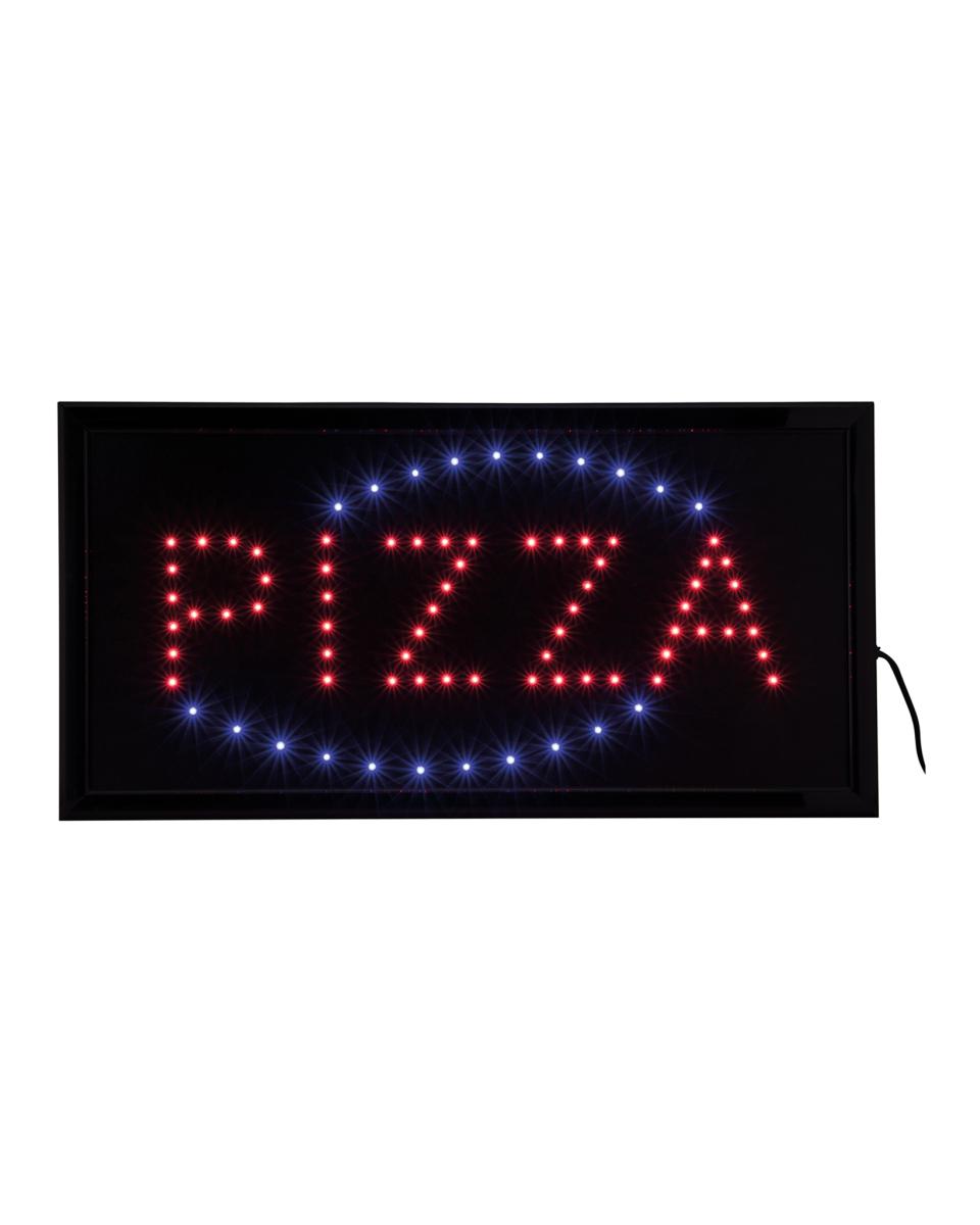 LED-Platine - PIZZA - H 25 x 53 x 3,5 CM - Schwarz - Securit - LS-PIZZA