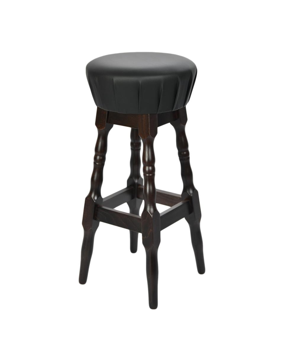 Barhocker Jerry - Walnuss / Schwarz - G-Line