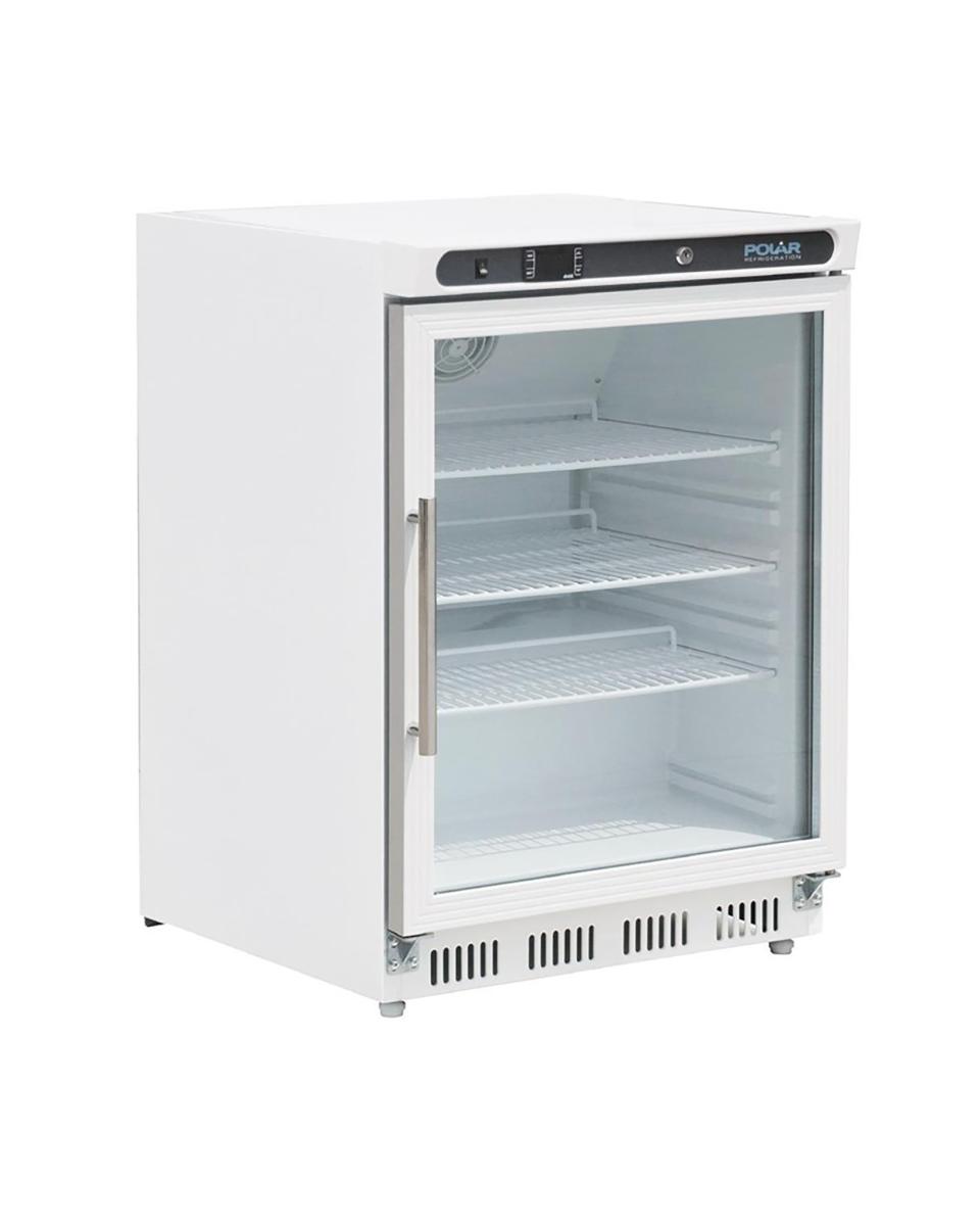 Kühlschrank Glastür - 150 Liter - 1 Tür - H 85 x 60 x 60 cm - 230 V - Polar - CD086