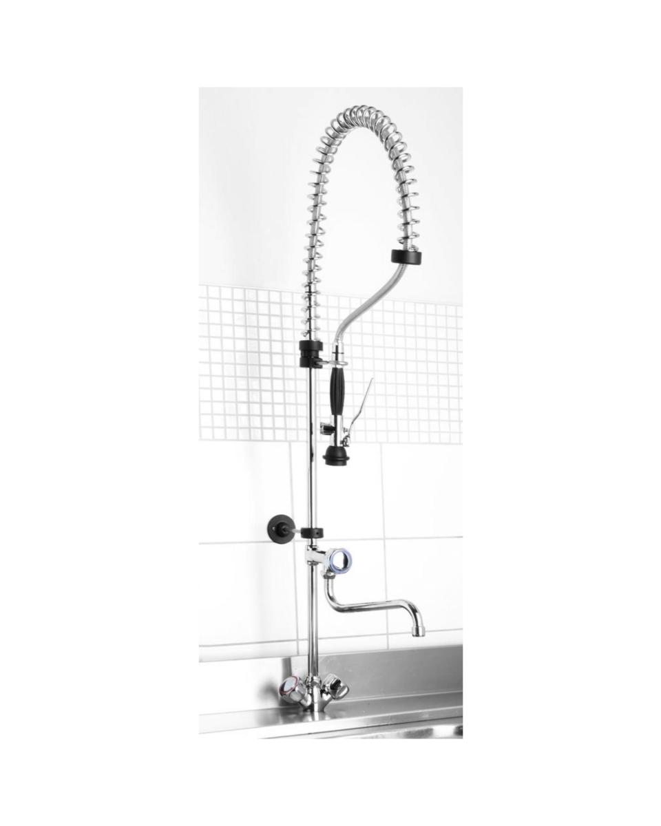 Wasserhahn mit Spüldusche - 28 cm - Hendi - 970515