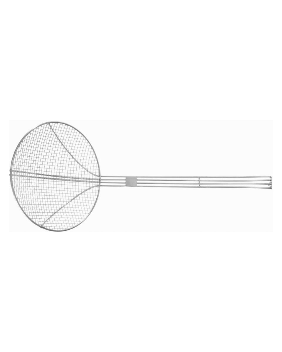 Frittierlöffel - Verstärkter Drahtgriff - Ø22 cm - Edelstahl - Hendi - 640708