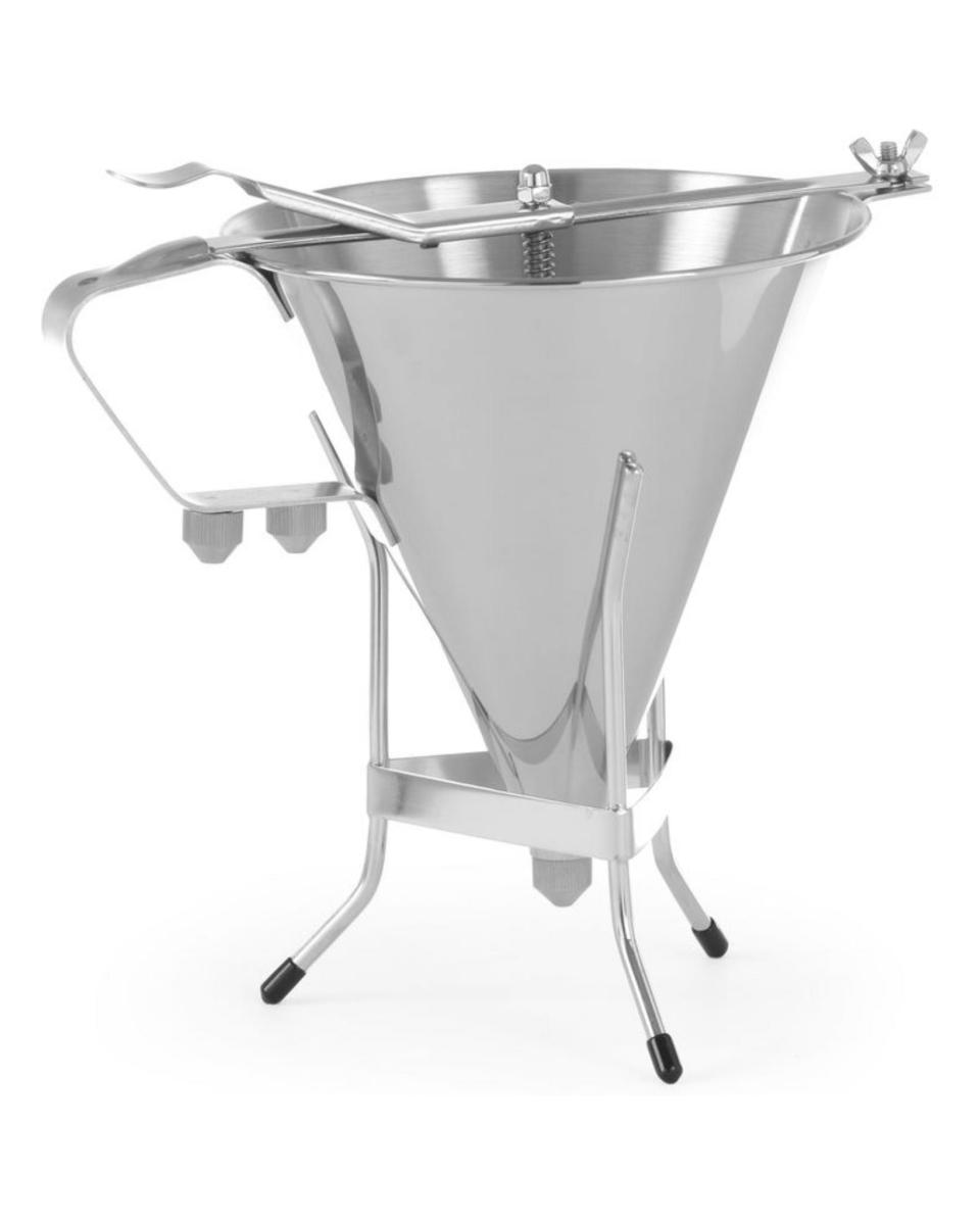 Dosiertrichter - 1,5 Liter - Edelstahl - Kitchen Line - Hendi - 551813