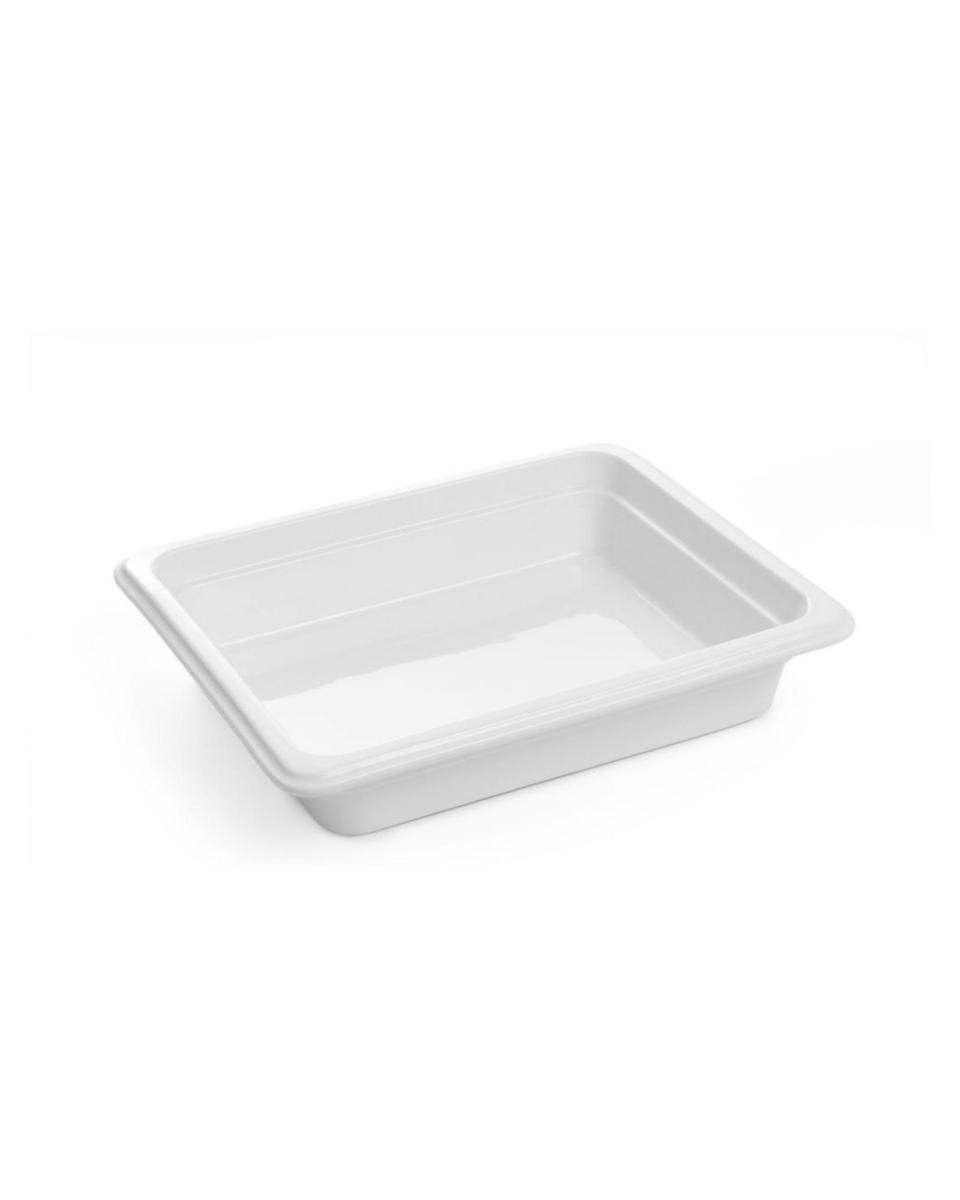 Gastronorm Behälter - 6 Stück - 1/2 - Weiß - Porzellan - Hendi - 783016