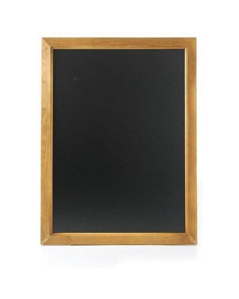 Wandtafel - 60 x 80 cm - Schwarz - Hendi - 664049