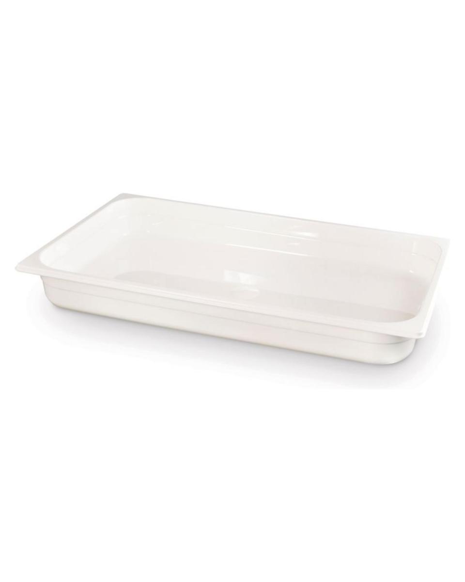 Gastronormbehälter - Polycarbonat - 1/1 GN - 65 mm - Weiß - Hendi - 862285