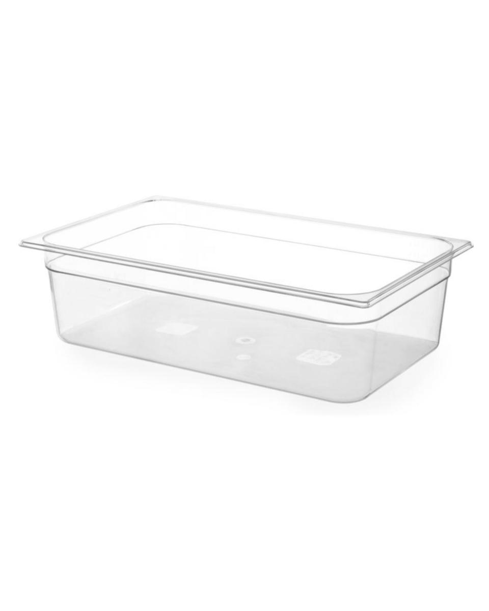 Gastronormbehälter - 1/1 GN - 20 cm - Polycarbonat - transparent - hendi