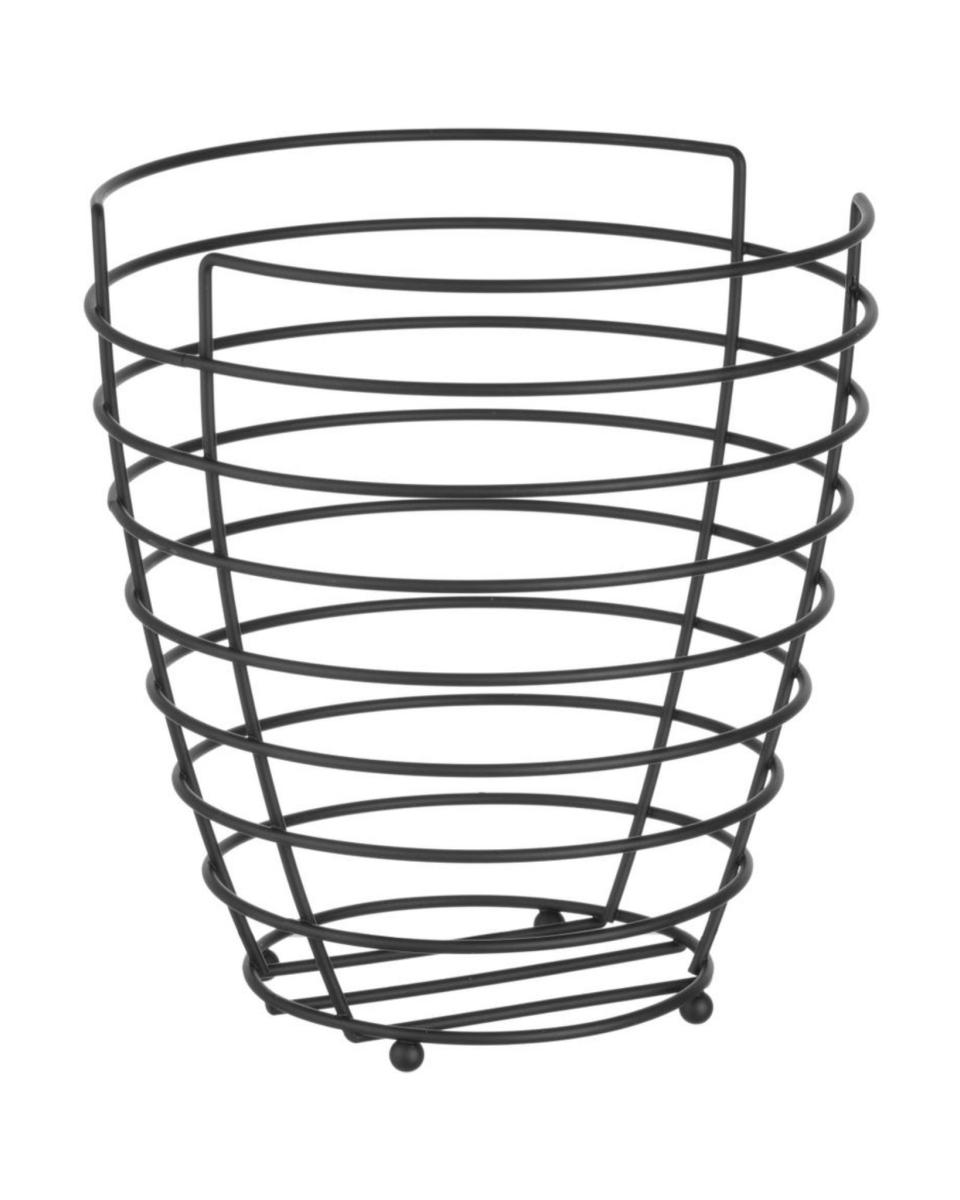 Obstkorb - Ø 23 cm - Mattschwarz - Hendi - 427187