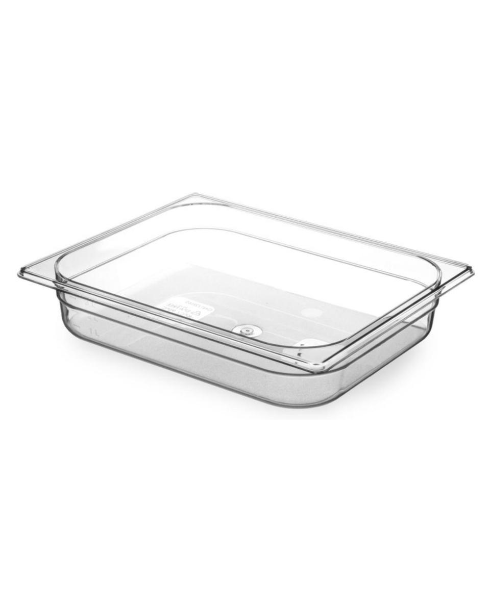 Gastronorm-Behälter 1/2 - BPA-frei - H 6,5 x 26,5 x 32,5 cm - Hendi - 869338