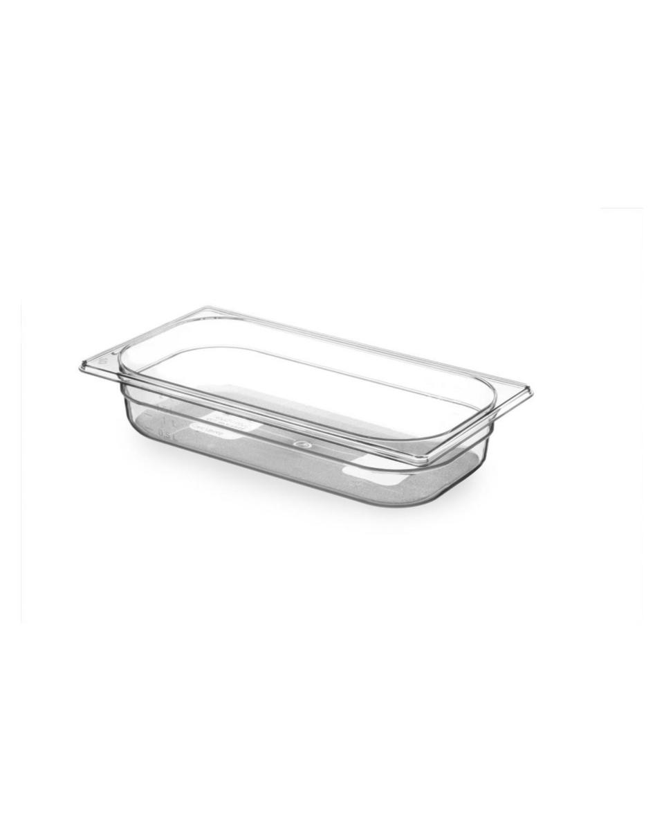 Gastronorm-Behälter 1/3 - BPA-frei - H 6,5 x 17,6 x 32,5 cm - Hendi - 869437