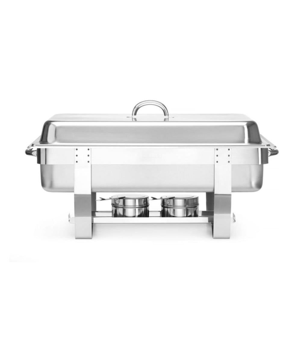 Chafing Dish Set - RVS 18 0 RVS - H 31,5 x 38,5 x 58,5 cm - Hendi - 471050