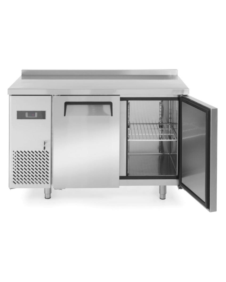 Kühltisch mit 2 Türen Kitchen Line 220L - Edelstahl - H 85 x 60 x 120 cm - Hendi - 233344