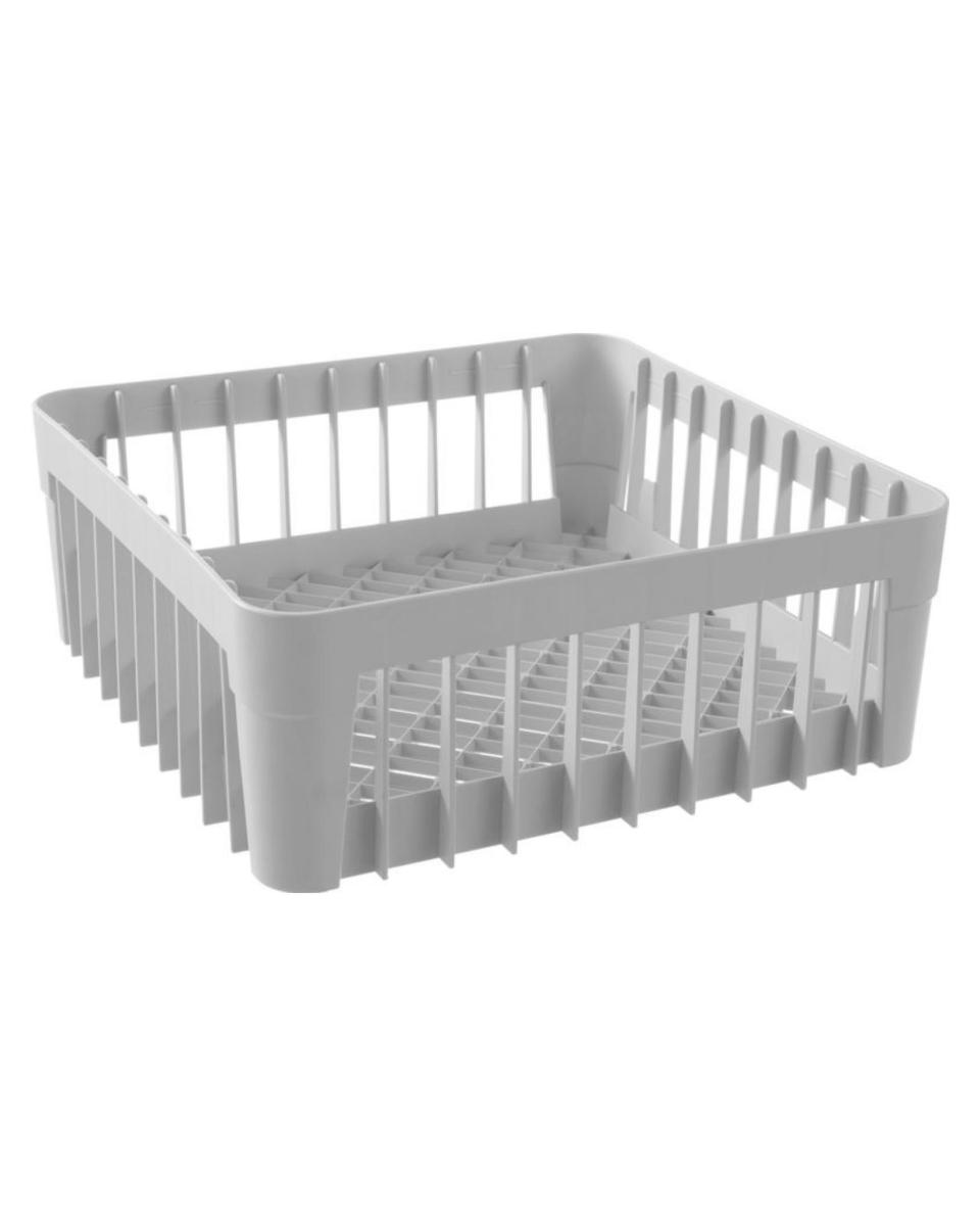 Geschirrspülkorb für Gläser - Polypropylen - H 15 x 40 x 40 cm - Hendi - 871331